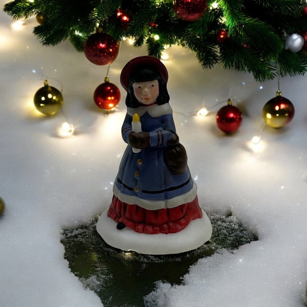 Dept 56 A Peaceful Glow On Christmas Eve - Girl - Dickens Loose Figurine - 1994
